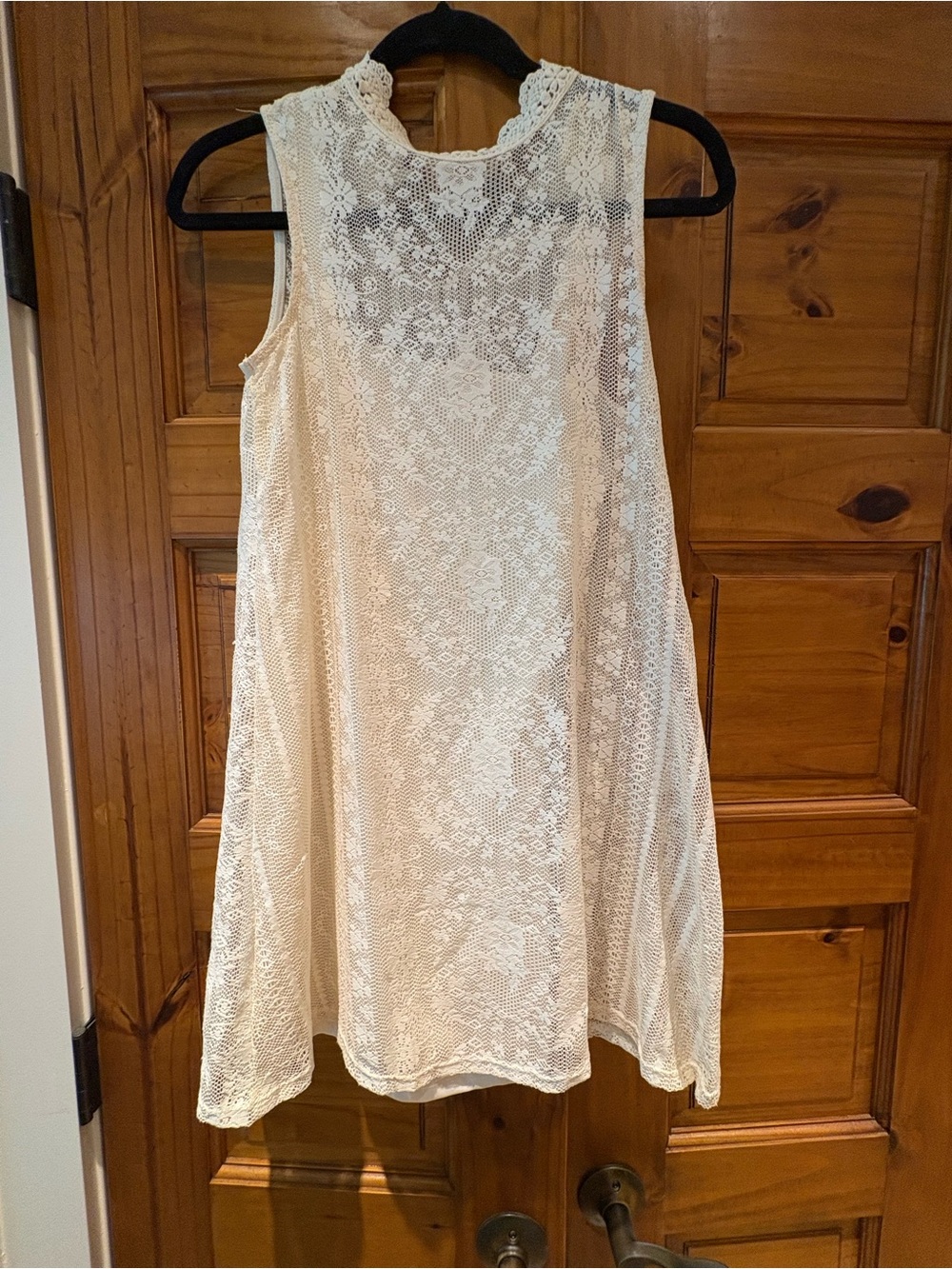 Lace Swing Dress - Cream As U Wish brand